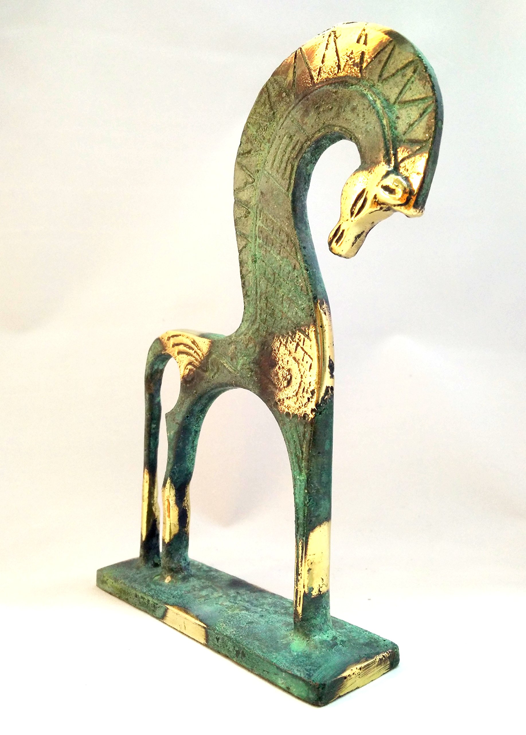 古代ギリシャ　スパルタ　ブロンズ製　馬の像　幾何学時代　レプリカ 古代ギリシャ スパルタ ブロンズ製 馬の像 幾何学時代 レプリカ