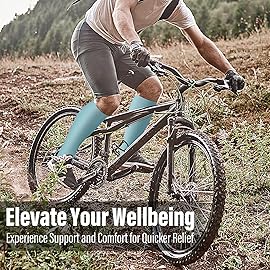 WITHYOU 3 Pairs Compression Socks for Women & Men 15-20 mmHg,Best Support for Nurses Running Hiking