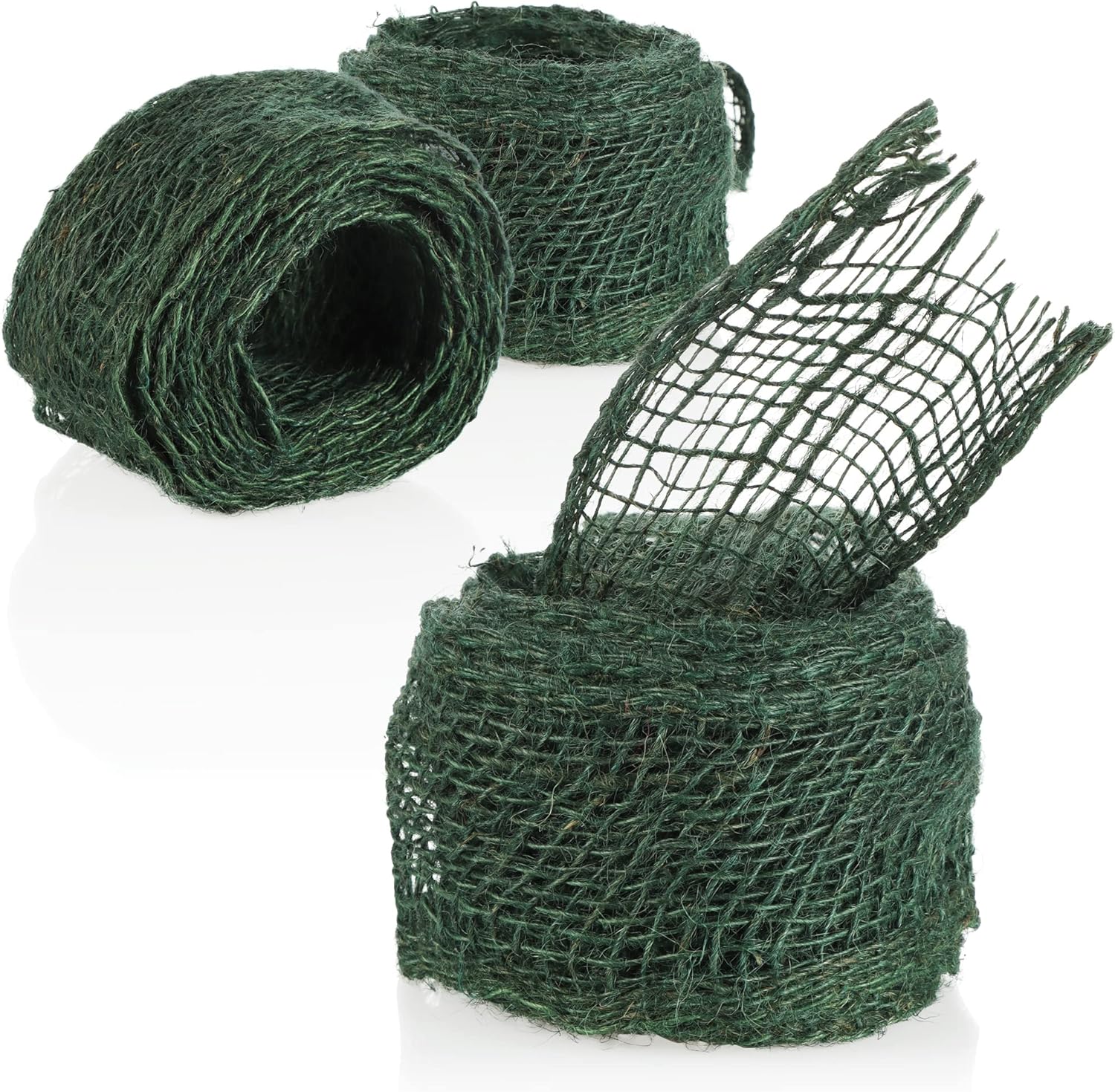 Nastro Juta Naturale 2cm X 20m - Per Decorazioni Rustiche, Matrimoni E Confezioni Regalo, Confezione Da 2 Rotoli