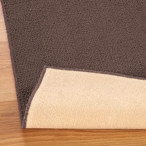 Miniatura 3 de Collections Etc Alfombra extra larga antideslizante para pasillo de cocina, marrón, 20 x 90 pulgadas