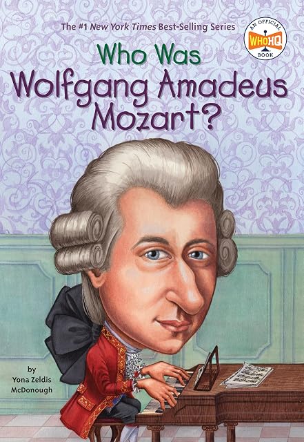 Portada de Who Was Wolfgang Amadeus Mozart?