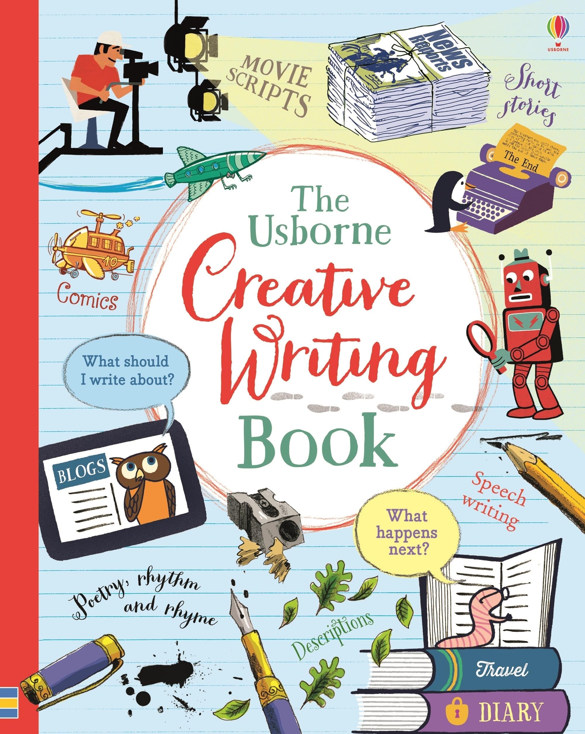 The Usborne Creative Writing Book: A Fun Guide for Young Writers (Ages 8-10) About Stories, Poems and Comics (Write Your Own)