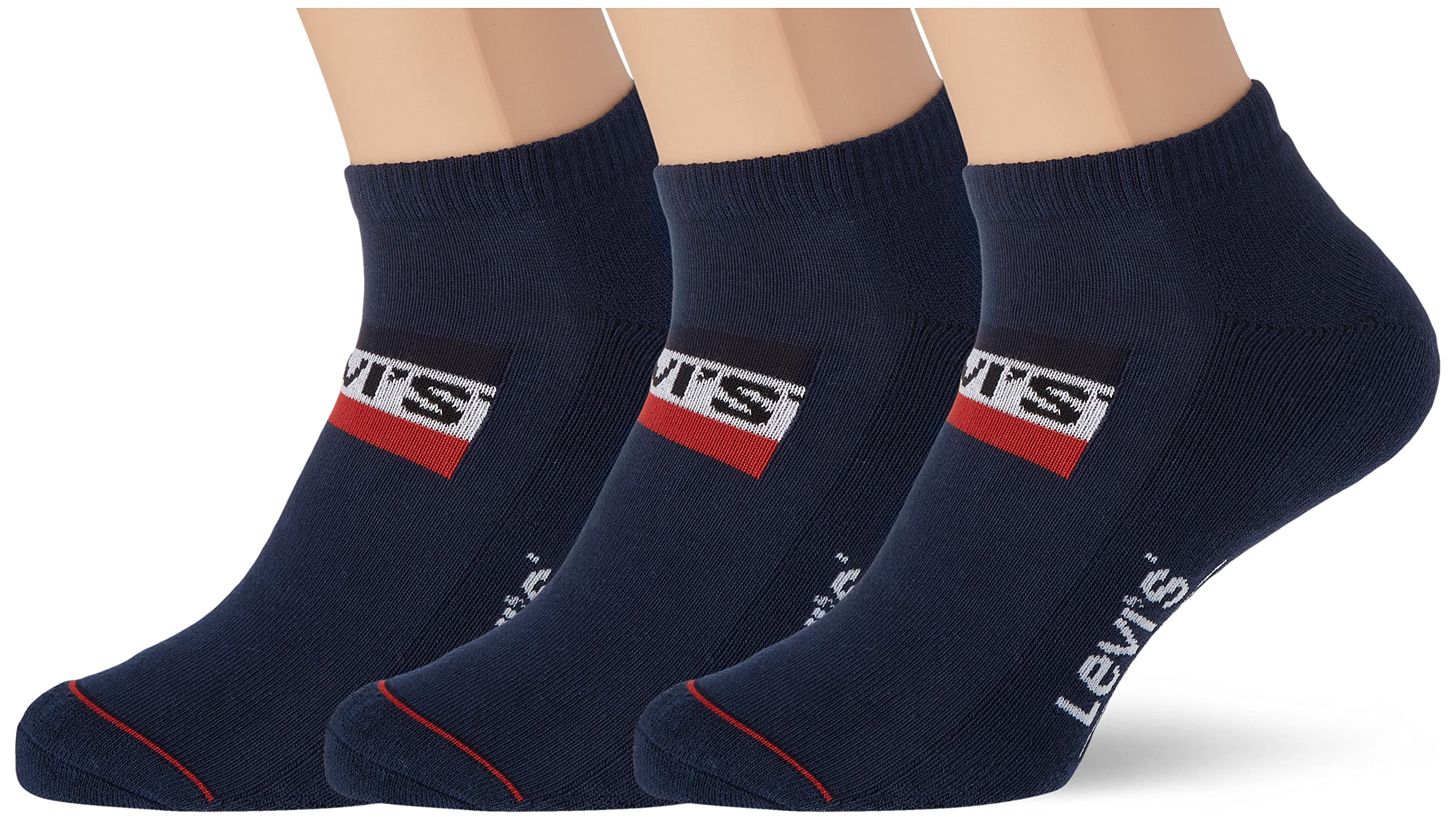 Levi's Sneaker Calcetines (Pack de 2) Unisex Adulto