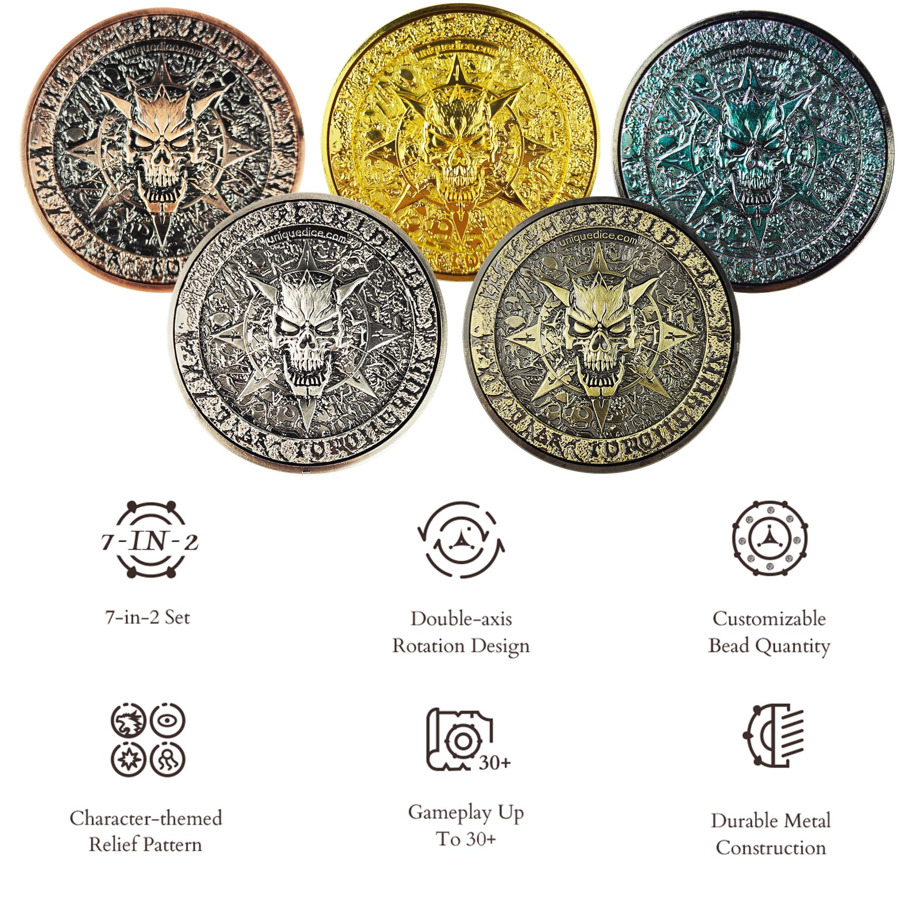 Skull Unique DND Dice Spinner Random King Roulette Dice for Dungeons and  Dragons DCC Cthulhu Tabletop TRPG Games - Cool Randomness Prop and Fidget  Roller for Gamers Goblin Collections : Amazon.ca: Toys