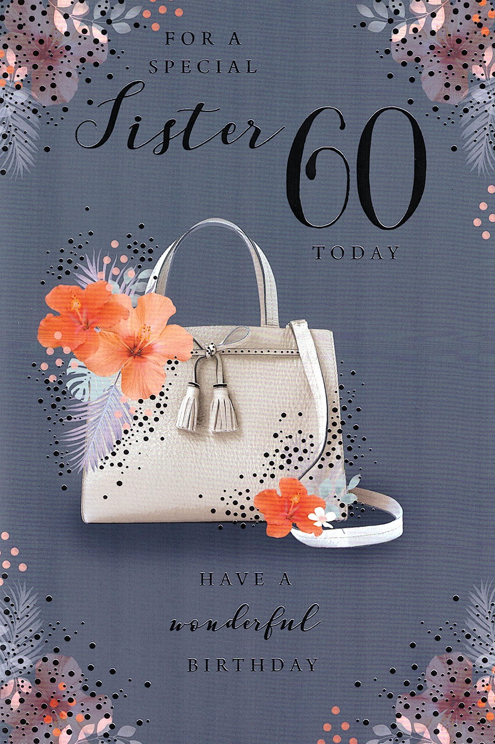 Sister 60th Birthday Card - Bella Rose Craft Studio - View #4