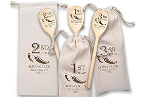 Chili Cook-Off Wooden Spoons Set Of 3 Chili Cook-Off Awards Champion Winner...