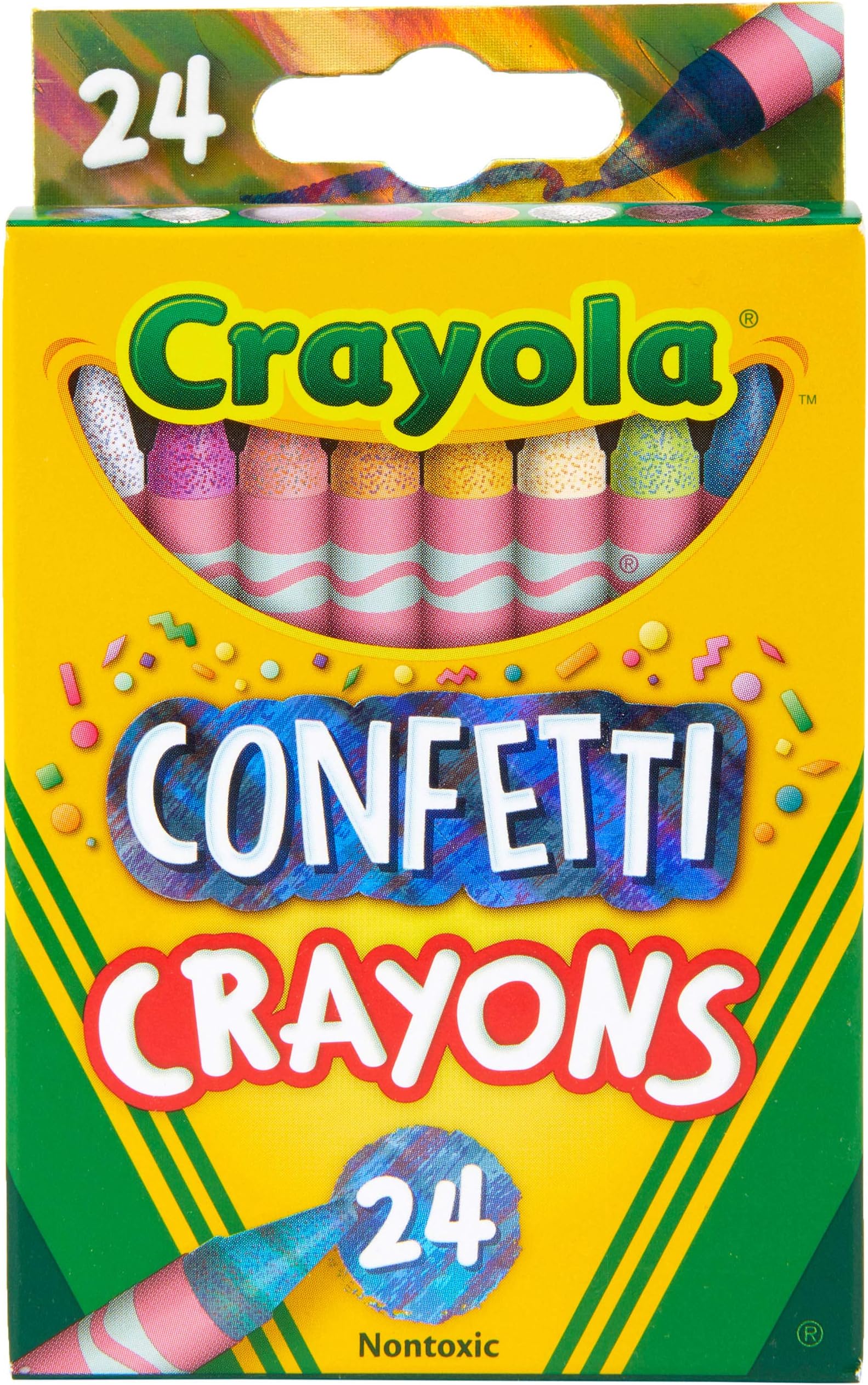 24 ct. Confetti Crayons