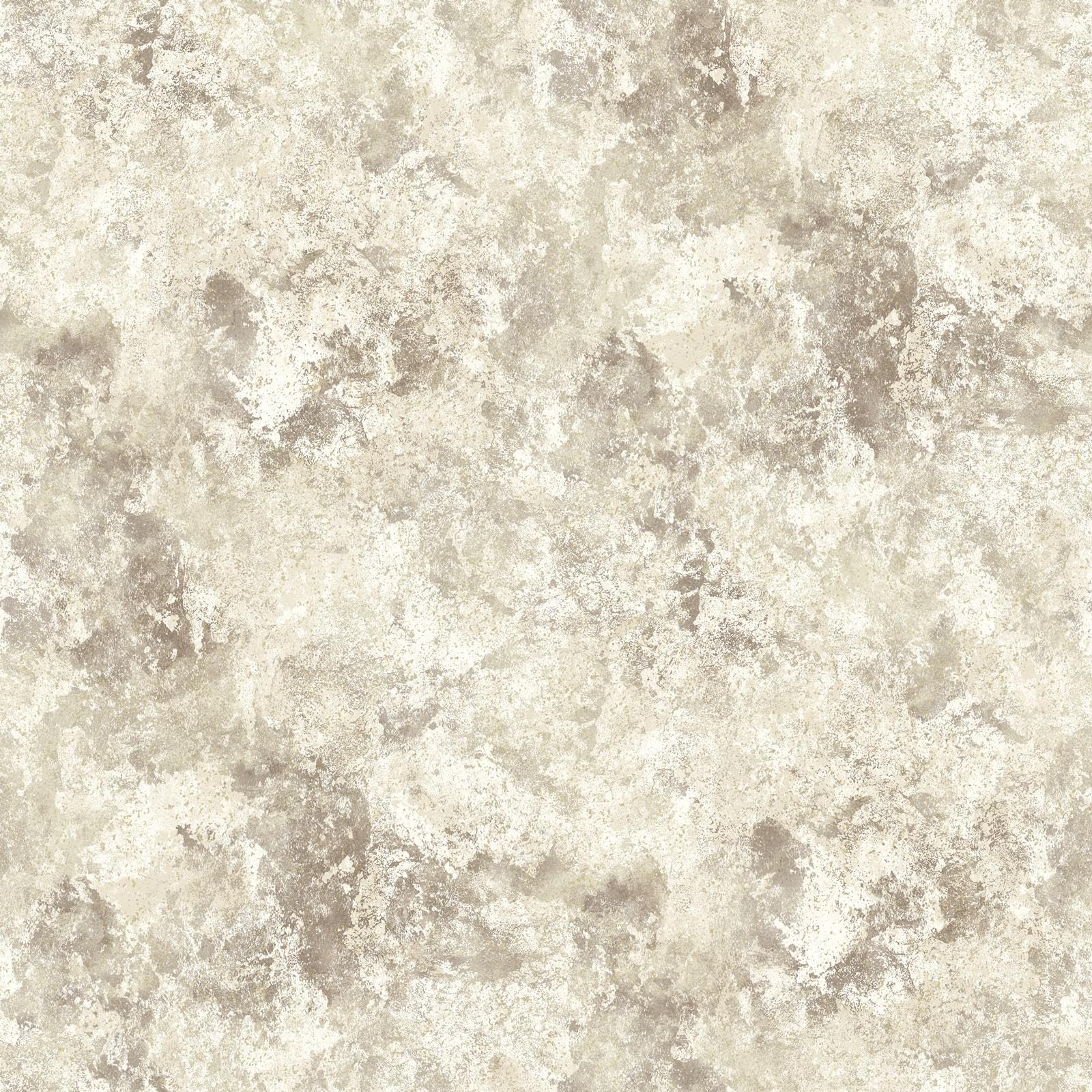 Sophie Laurence Cream Stone Effect Wallpaper Rustic Textured Silver Metallic Shimmer Feature