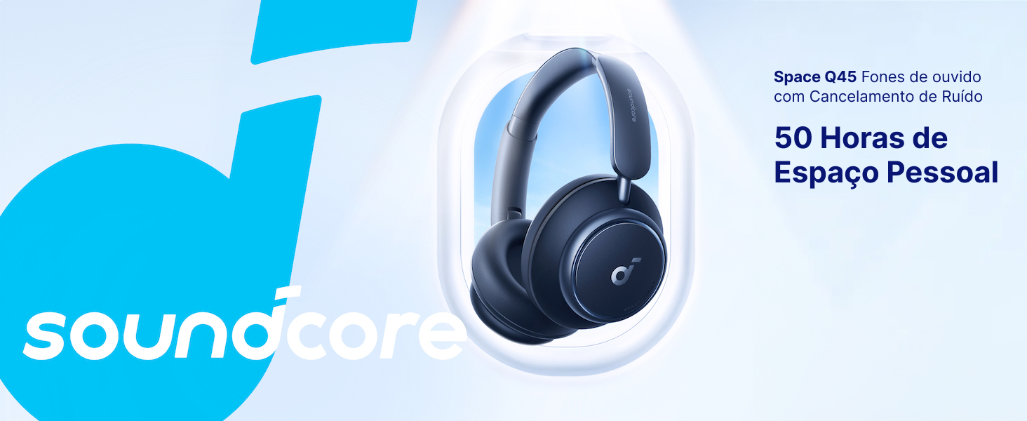 soundcore Space Q45 da Anker, Fone de Ouvido Bluetooth