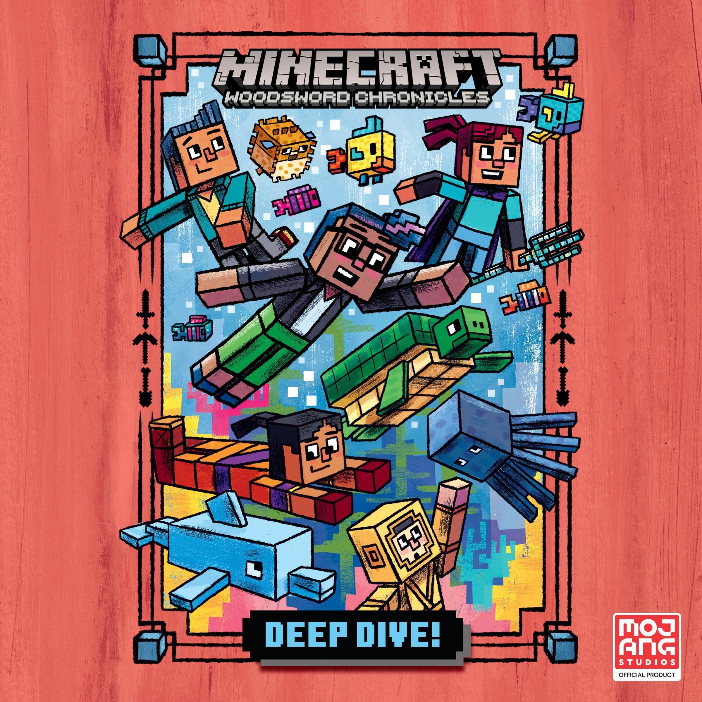 Cover art for Deep Dive! (Minecraft Woodsword Chronicles #3)