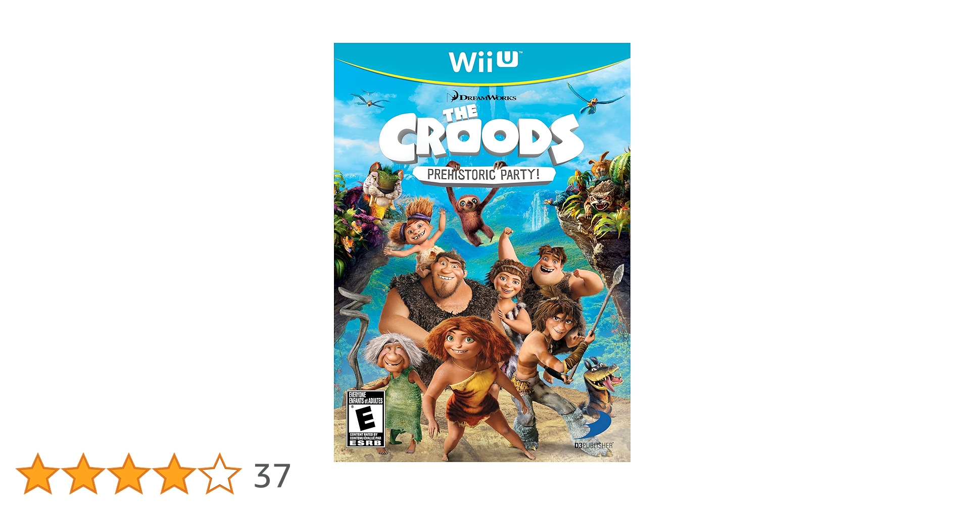 Wii★THE CROODS PREHISTORIC PARTY! 海外版 The Croods: Prehistoric Party!: nintendo_wii_u: Video Games