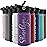 Amazing Items Personalized Water Bottle w/Straw & Lid, 18 oz - Purple | Custom Stainless Steel Sports Water Bottle w/Name and Text - Double-Wall, Vacuum Insulated - Rotating Handle