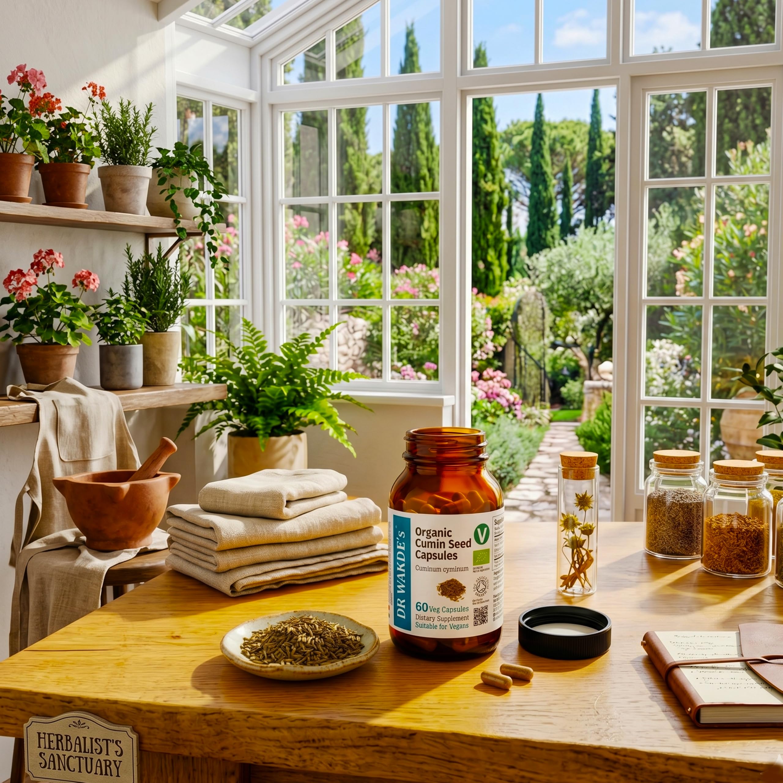 DR WAKDE'S Kreuzkümmel-Kapseln (Cumin) I 100% Kräuter I 60 Vegetarische Kapseln I Ayurvedische Nahrungsergänzung
