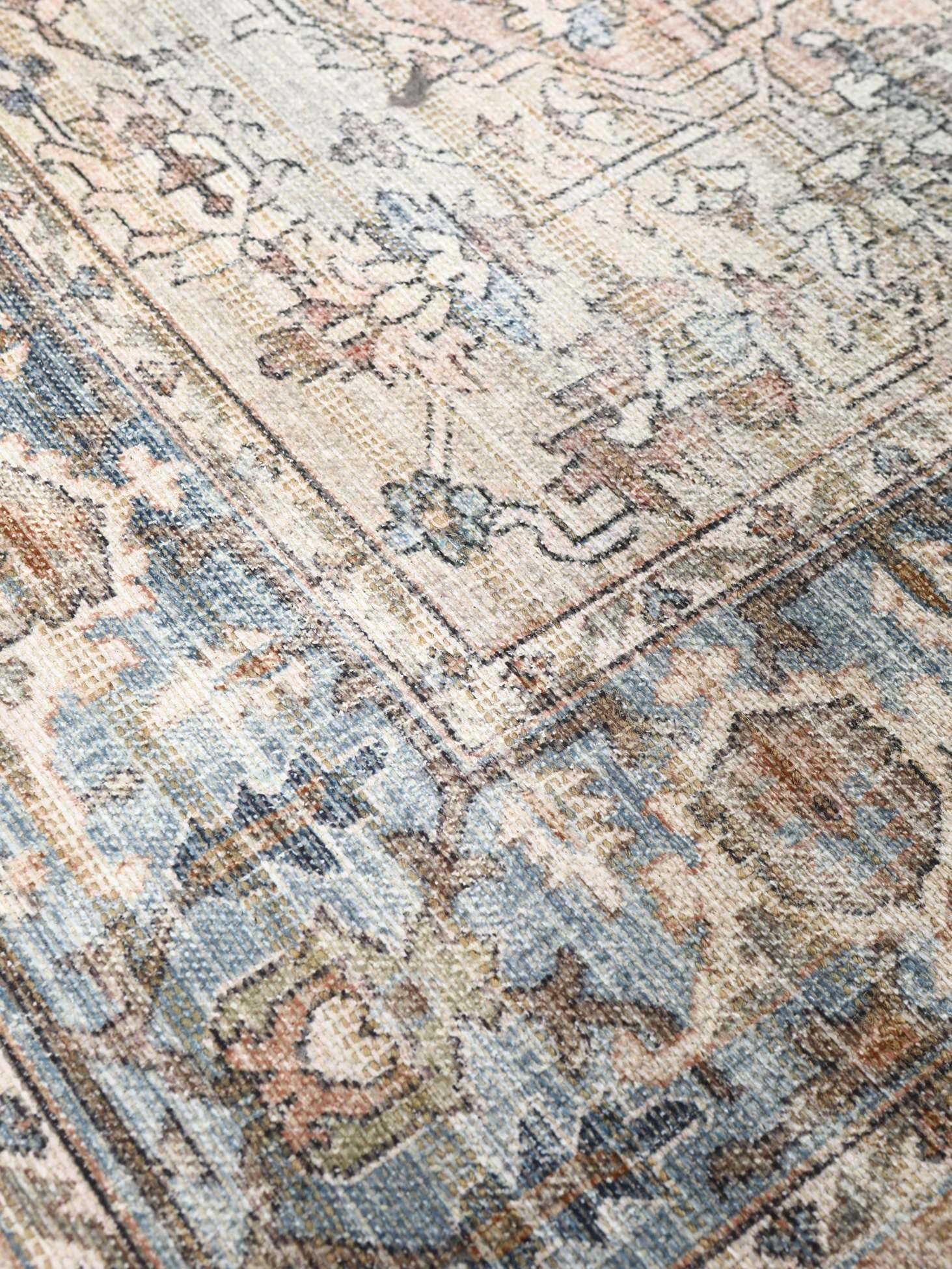 RugVista Dhabi Oriental Tapis, 160 x 230 cm, Terracotta/Bleu