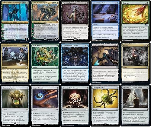 Miniatura 4 de Commander Atraxa Toxic Infect Deck – Negro Blanco Azul Verde – EDH CEDH – Atraxa, Praetors' Voice – 100 cartas – Magic Custom The Gathering Deck –