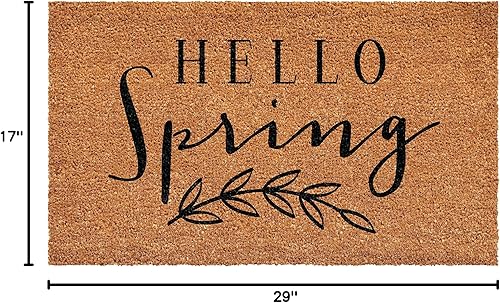 Miniatura 3 de Calloway Mills 107821729 Hello Spring Felpudo de 17 x 29 pulgadas