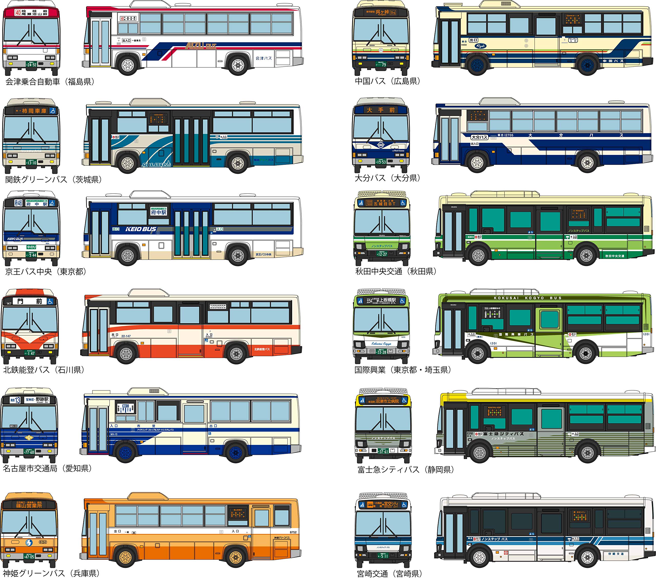 バスコレ 第26弾シークレット 国際興業バス いすゞエルガ ミッドナイト