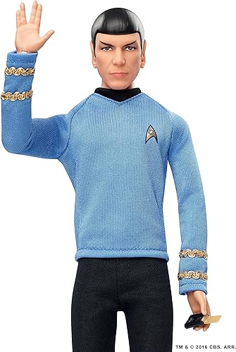 Miniatura 4 de Barbie - 50 Aniversario de Star Trek Mr Spock muñeco