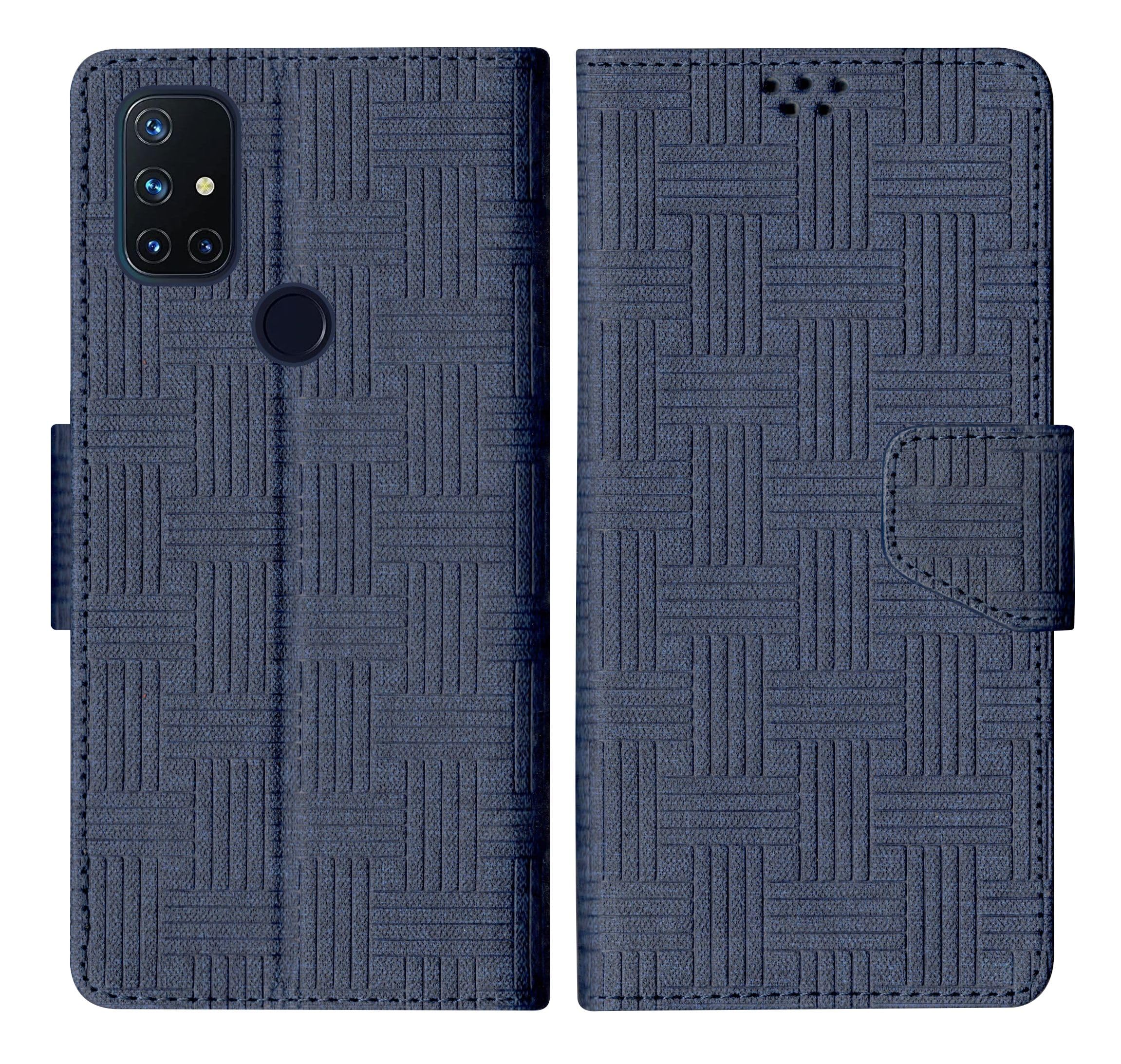 SBMS OnePlus Nord N10 5G Flip Cover Back Cover Case with Magnatic Closure | Inbuilt Stand | Card & Money Pocket (Mat Blue) (B0D144XBXP) Amazon Price History, Amazon Price Tracker