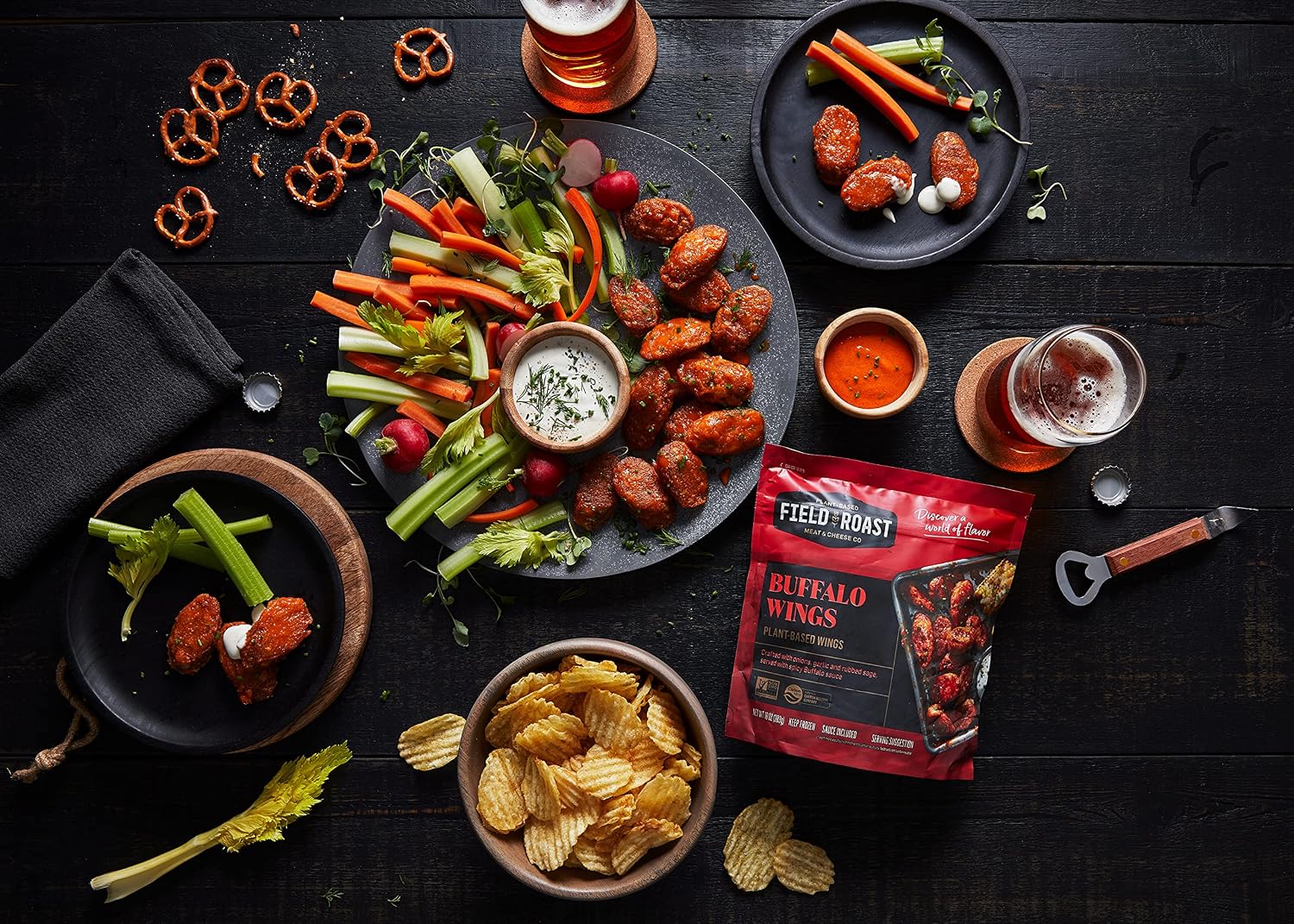 Field Roast Buffalo Style Wings, 10 Oz