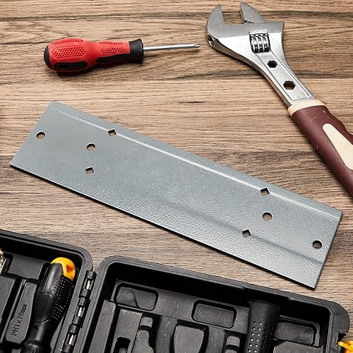 Miniatura 7 de Herramienta plegable de acero y metal, dobladora de chapa para doblado HVAC, formando profundidades de 38 y 1 pliegue en conductos (12 pulgadas)