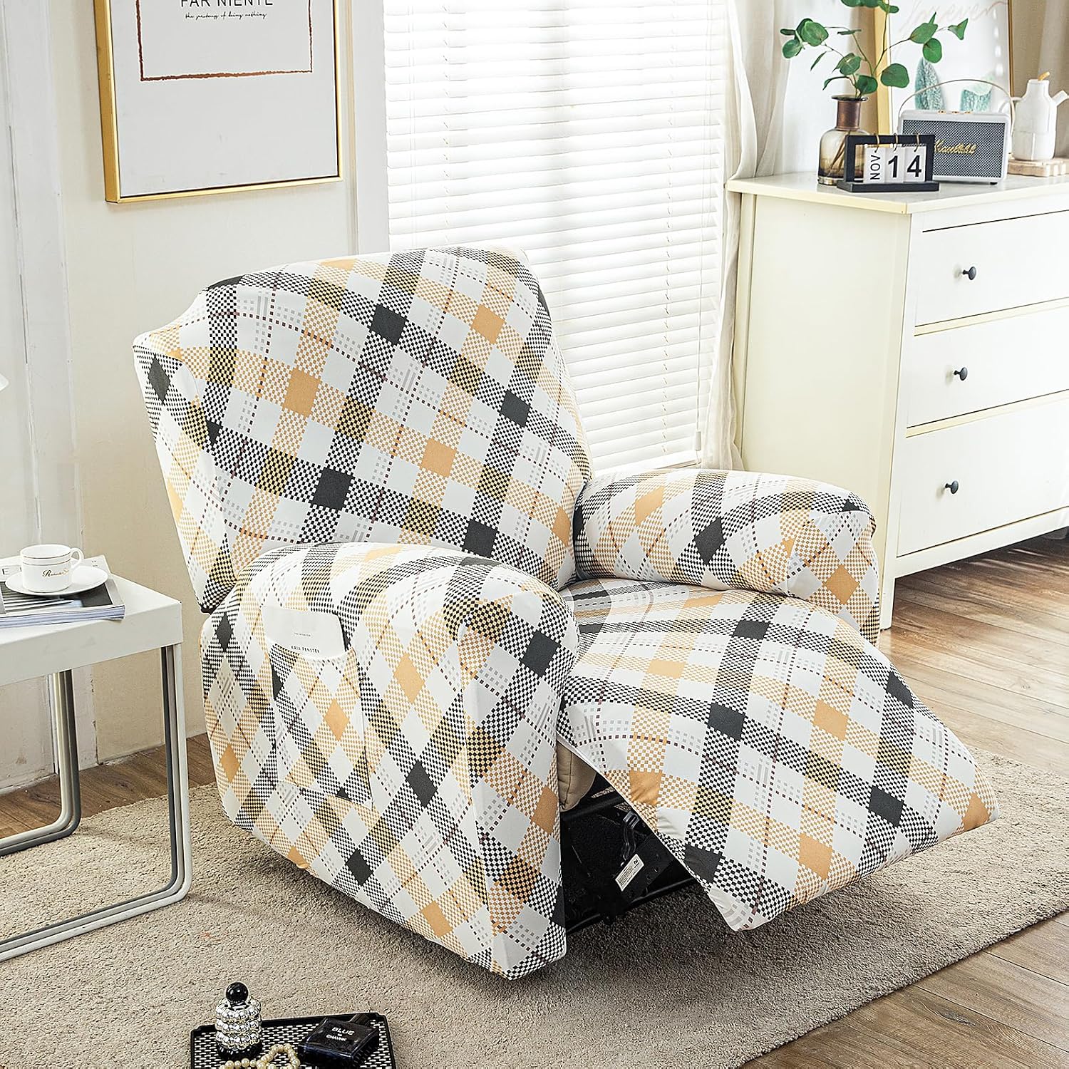 Armchair Slipcovers Recliner Chair Covers 4 Piece Relax Recliner Chair Slipcovers Thriving