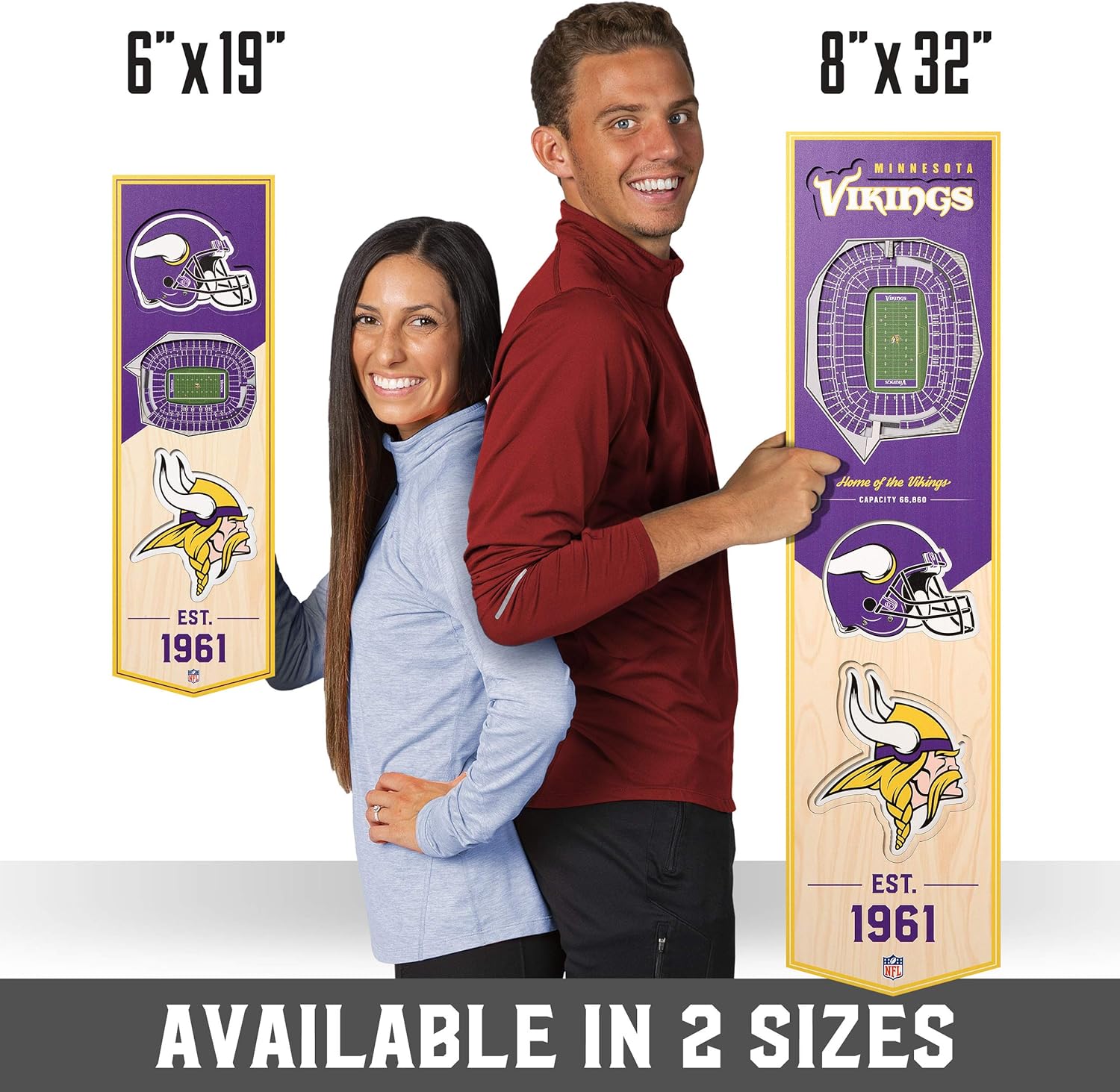 YouTheFan NFL 3D Stadium Banner - 6x19 - Image 7