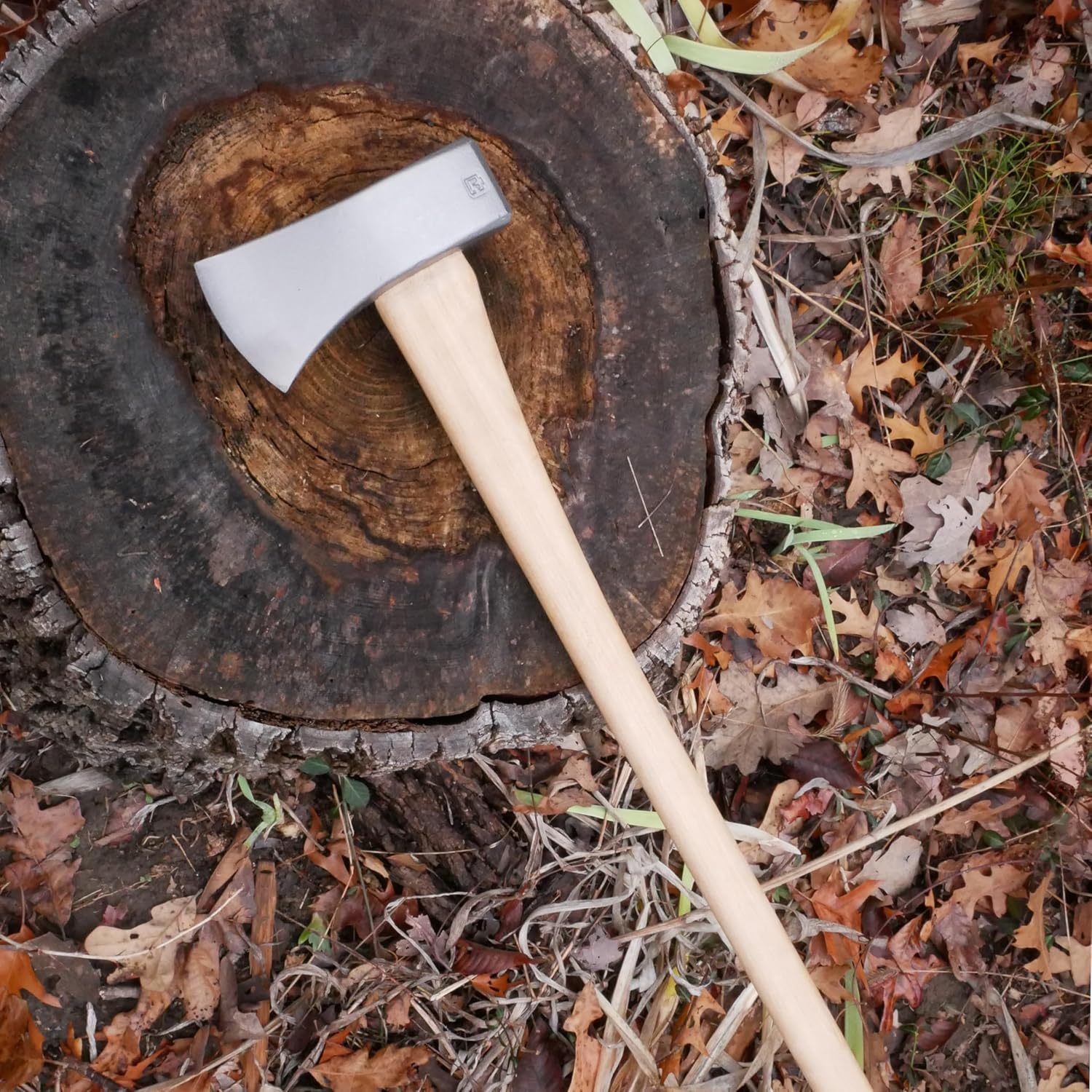 COUNCIL TOOL Splitting Maul - 7 lb Axe Eye Maul with 36" Straight Wooden Handle & Forged Steel Head - 70MA