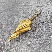 Vista 5 de NEIKO 10180A Broca Escalonada de Acero en Espiral de Cambio Rápido para Metal con Diseño Ranurado en Espiral de 4 Flautas, Multiherramienta de Acero