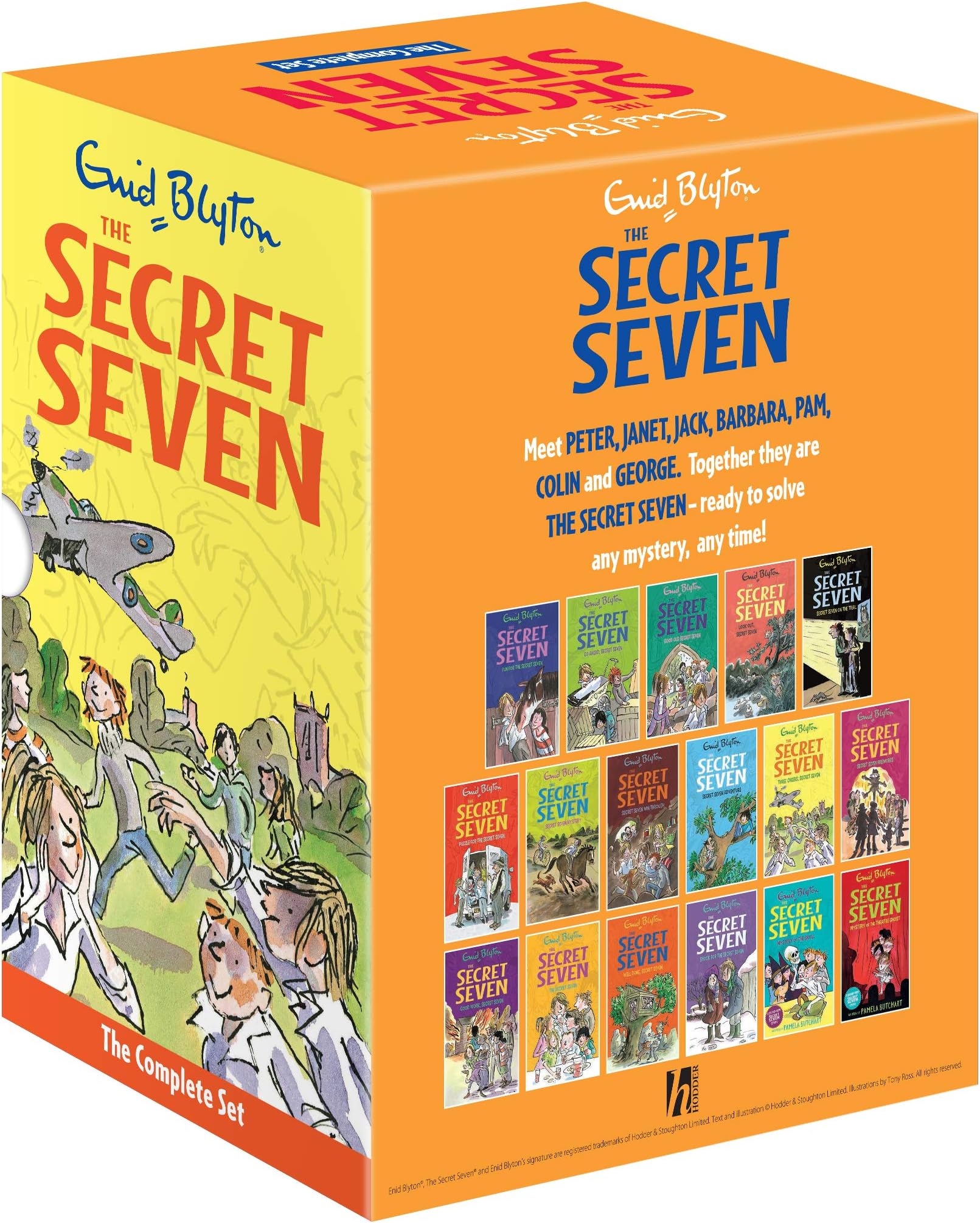 SECRET SEVEN COMPLETE BOX SET OF 17 TITLES