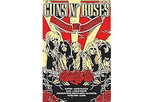 Guns N' Roses Retro American Hard Rock Band Band Members Poster