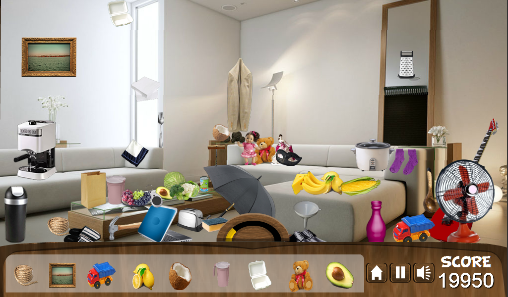Aplicación Messy Living Room - Hidden Object en Amazon Appstore