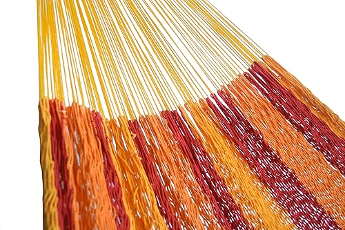 Miniatura 10 de Hamacas Rada - Cuerda de algodón más gruesa - estilo maya (color verde oscuro)