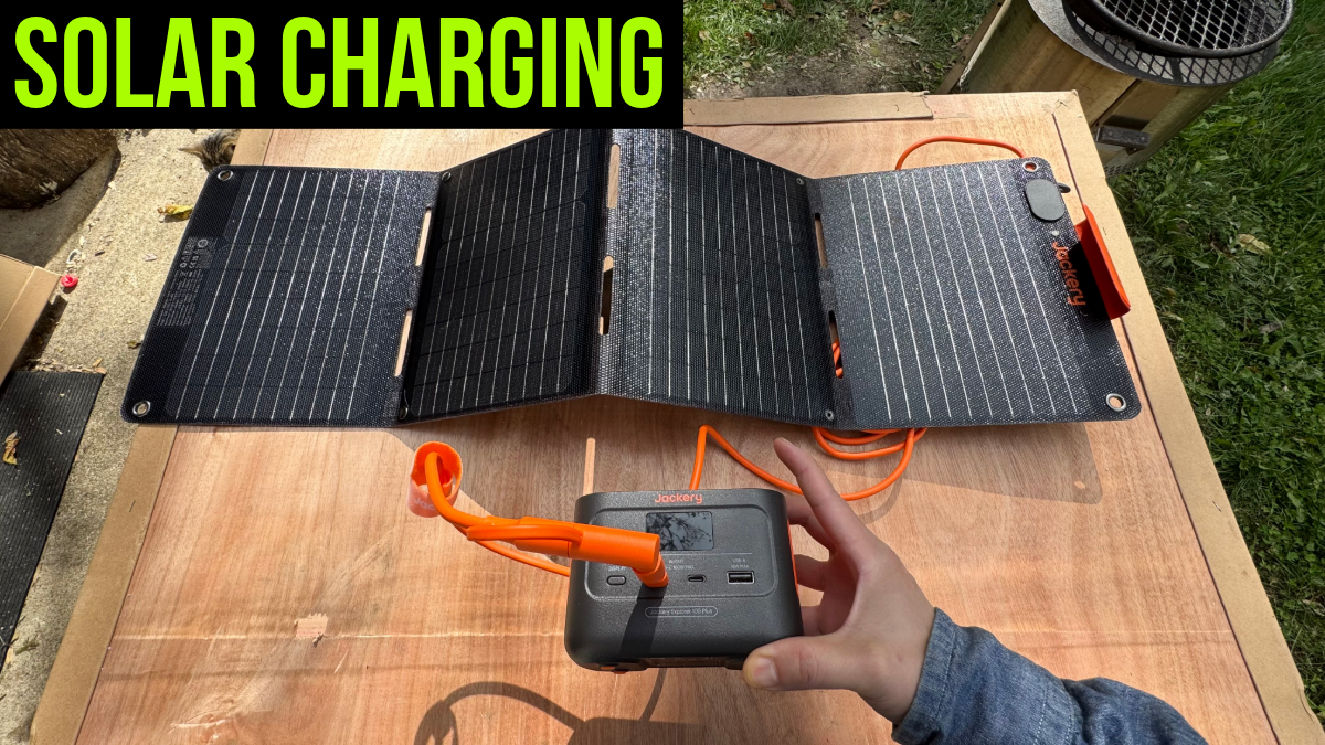 Watch How to use Jackery 100 Plus with 40W solar panel on Amazon Live