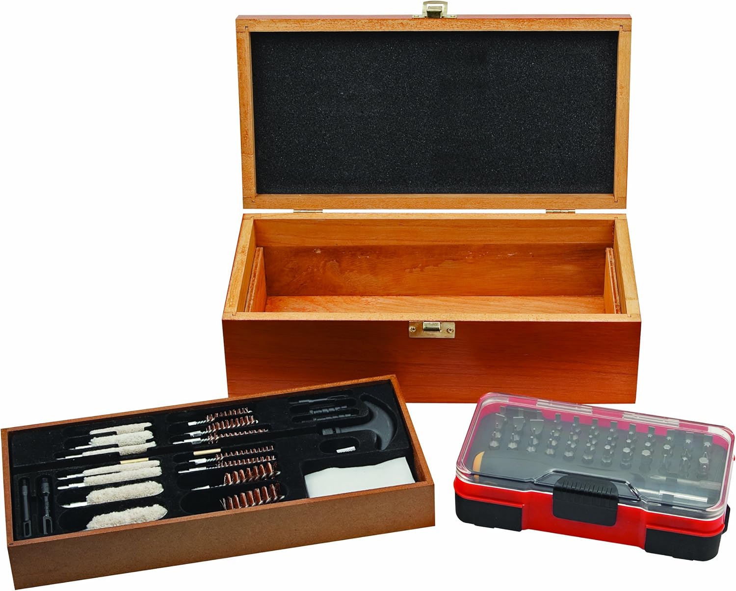Outers Deluxe 25-Piece Gun Cleaning Kit with 51-Piece Screwdriver Set