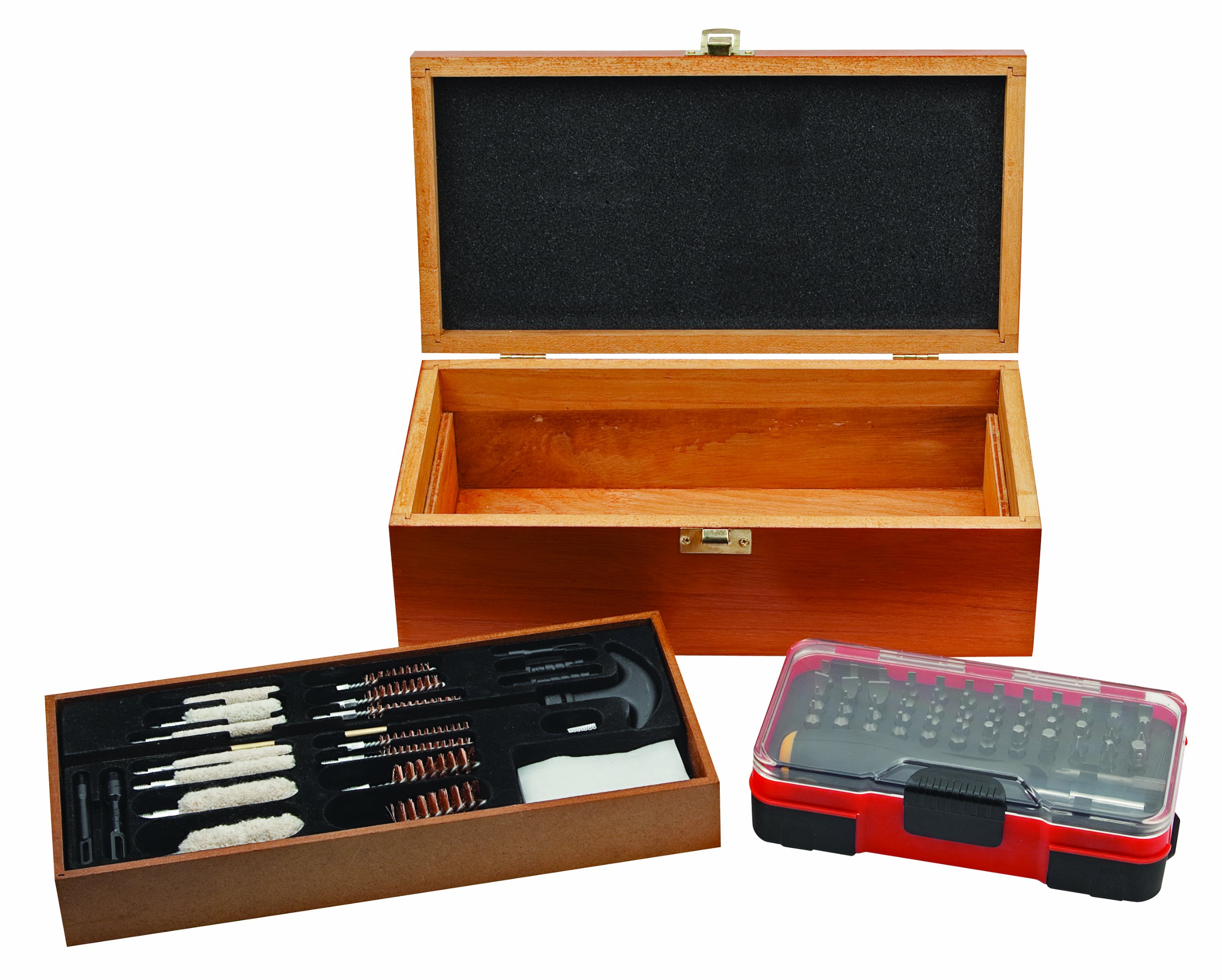 Outers Deluxe 25-Piece Gun Cleaning Kit with 51-Piece Screwdriver Set