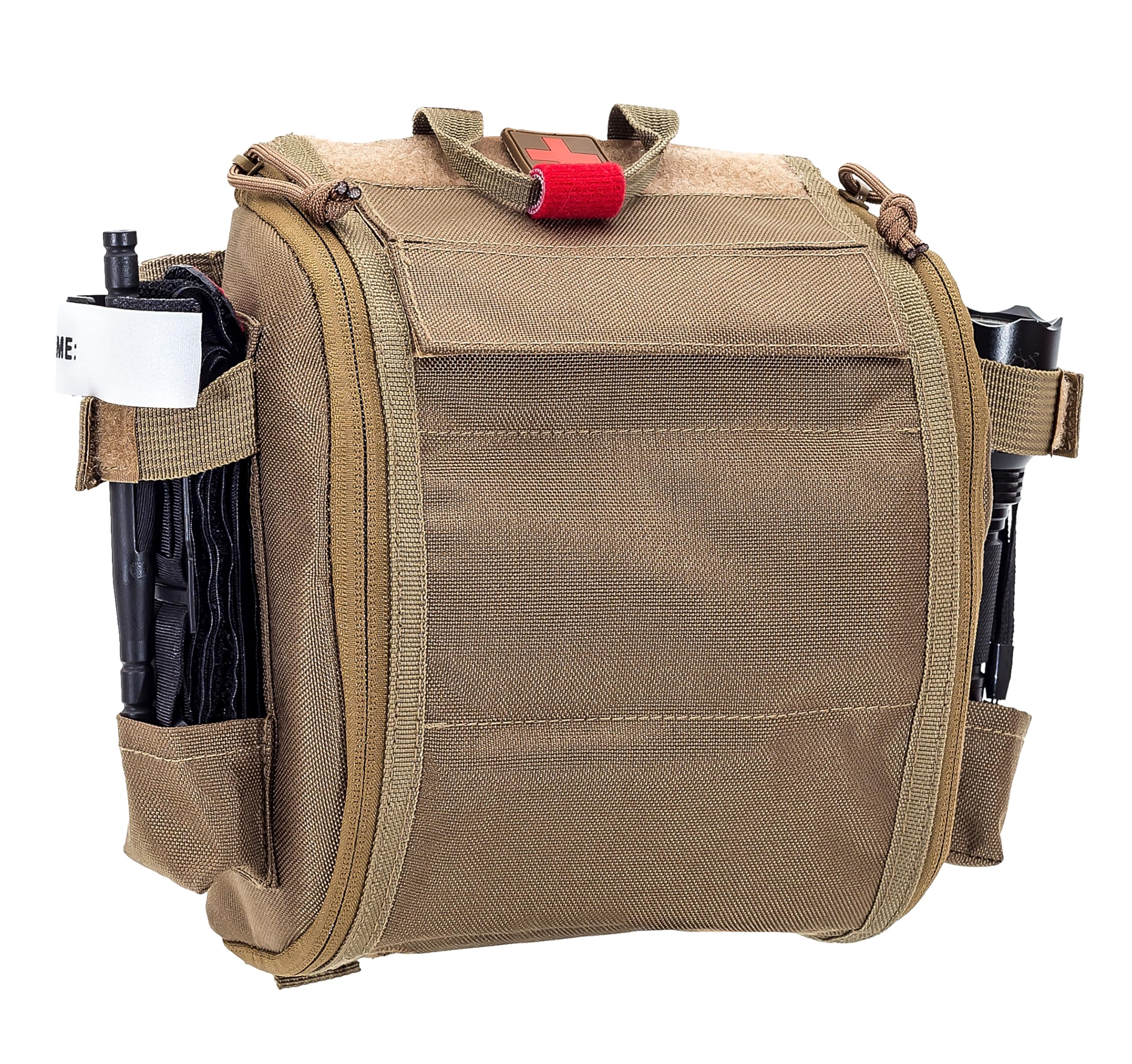 Elite Bags, Quickaid'S Botiquín Paramédico Pernera Molle, Poliamida Marrón Coyote