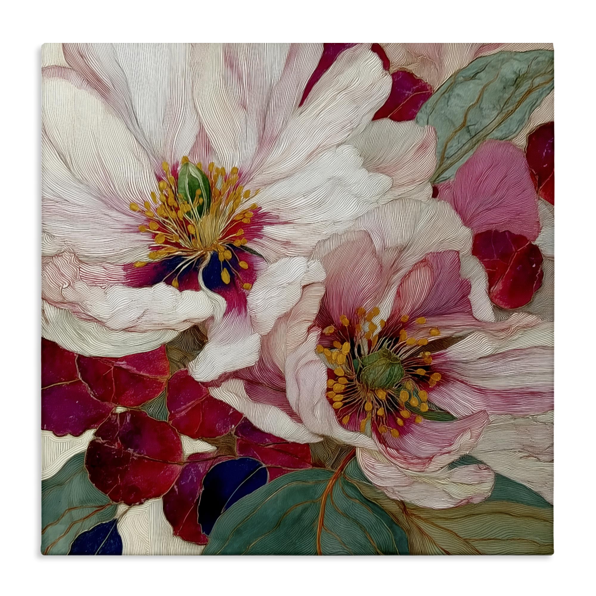 'Cimarron Flowers Ornate Details'| Canvas Art