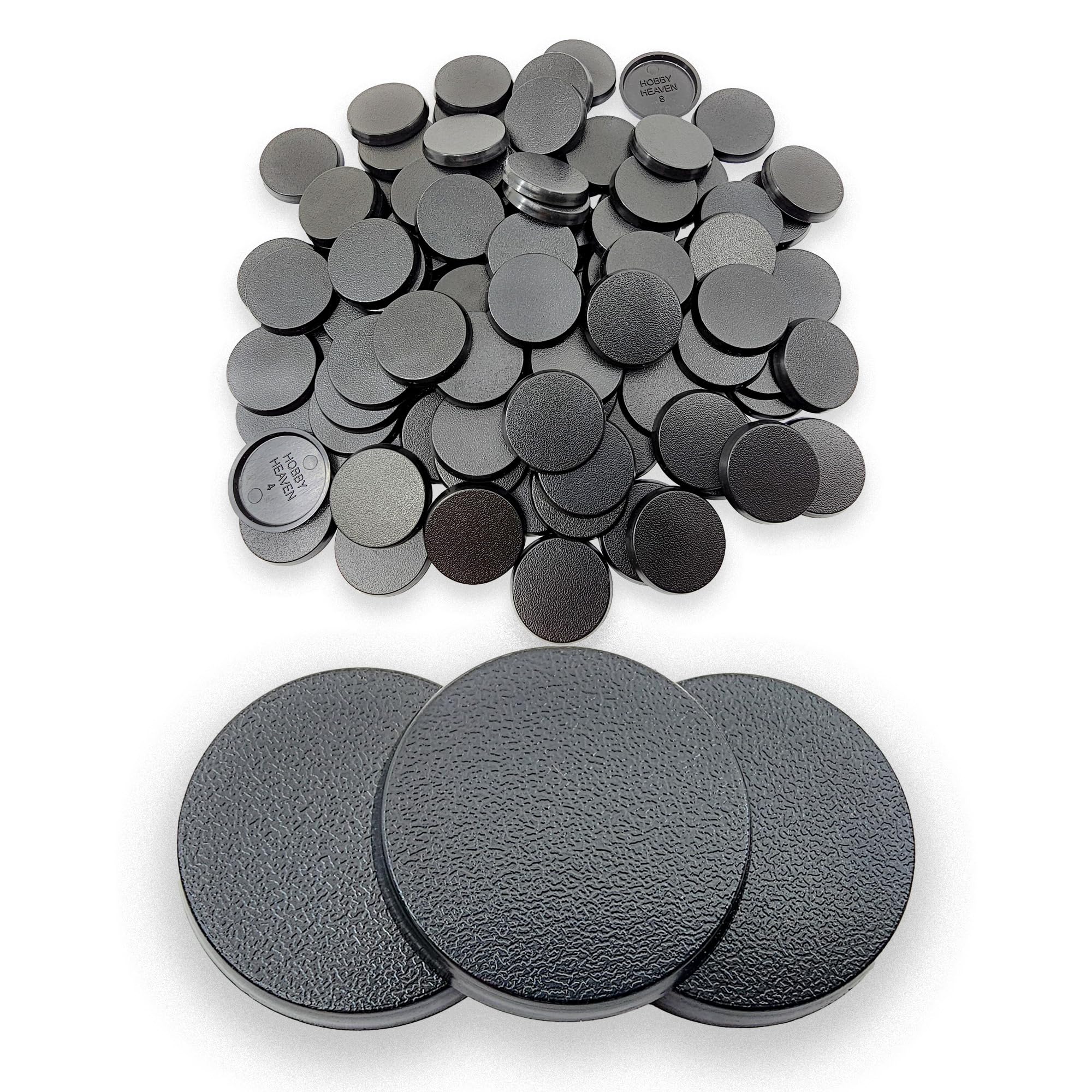 Hobby Heaven 28mm Round Plastic Wargaming Bases (100 pcs)
