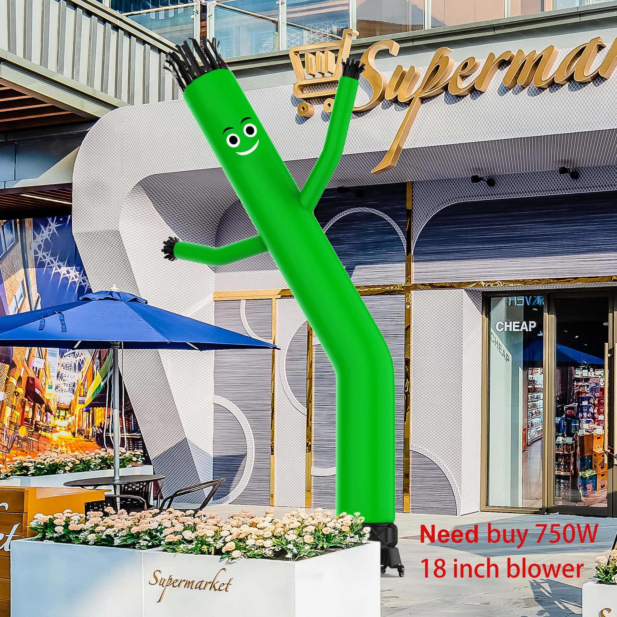 Sky Waving Inflatable Tube Man Only,20 ft Wacky Tube Guy