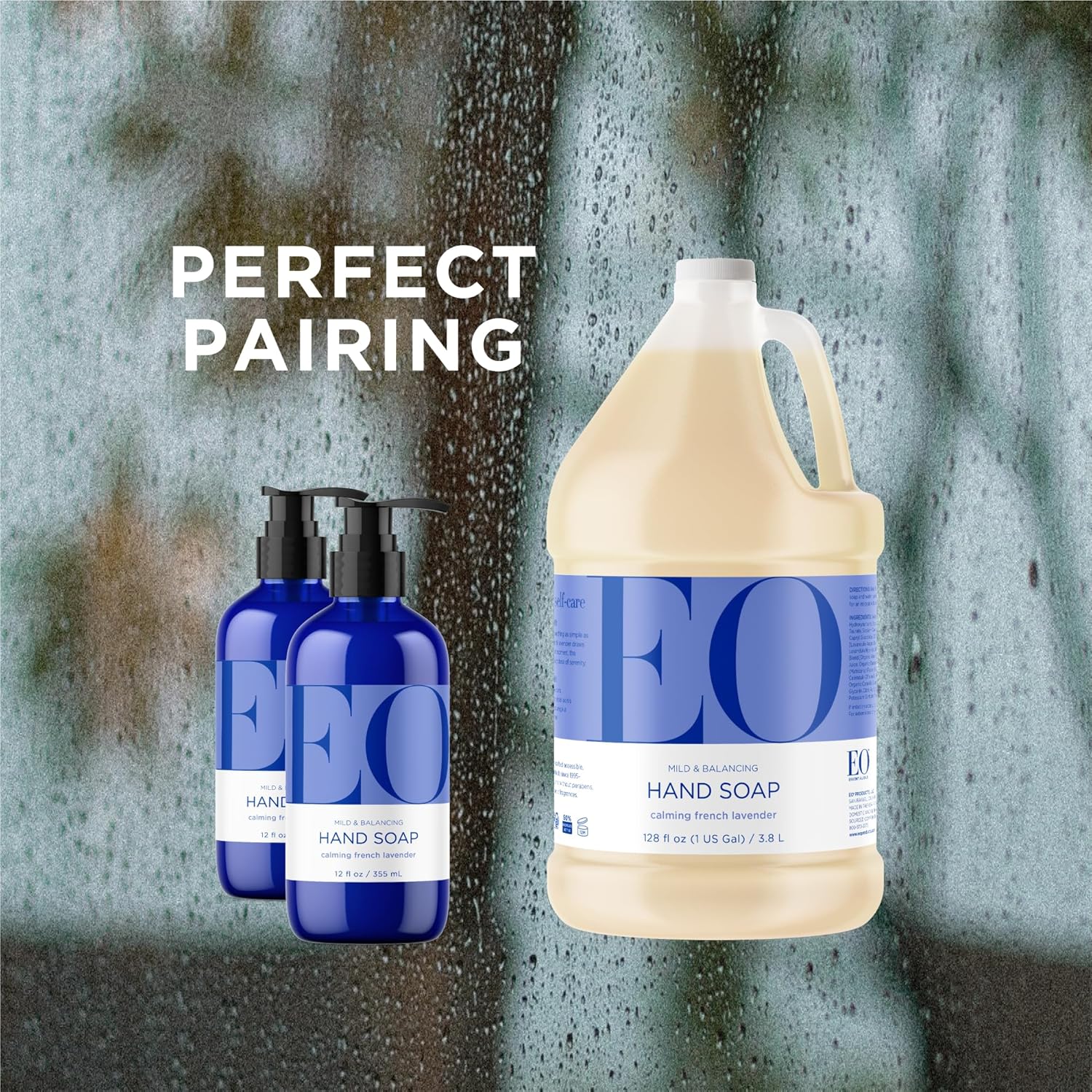 EO Liquid Hand Soap, 12 Ounce (Pack of 3), French Lavender, Organic Plant-Based Gentle Cleanser with Pure Essential Oils - Image 5