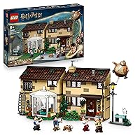 LEGO Harry Potter Privet Drive: la Visita di zia Marge - Casa Giocattolo con Interni Dettagliati