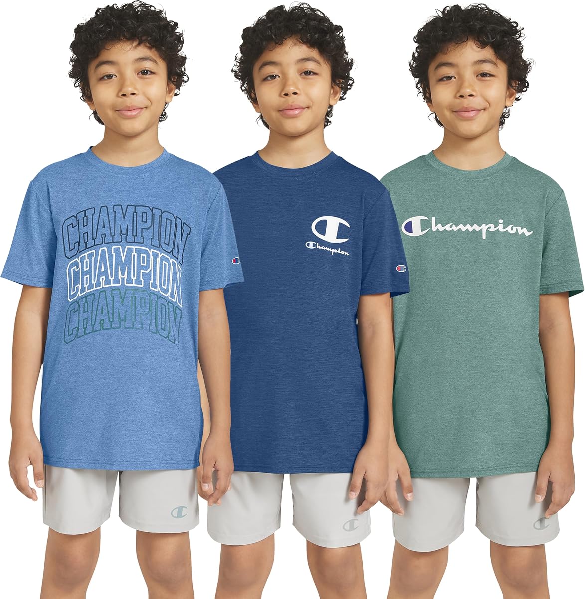 Paquete de 3 camisetas deportivas para niños