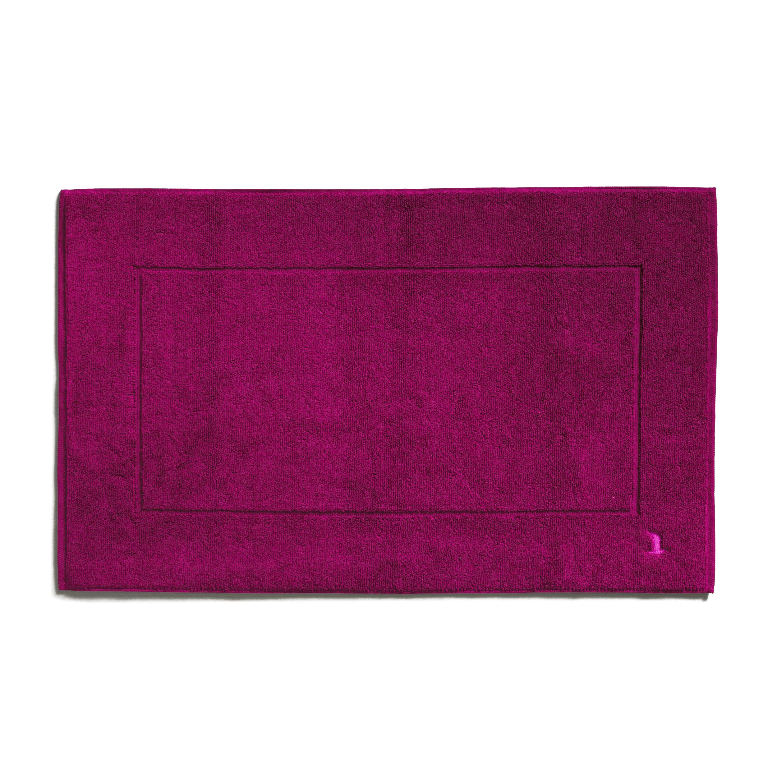 Möve Superwuschel Badteppich 60 x 100 cm aus 100% Baumwolle, Berry