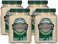 Vista 10 de RiceSelect Arroz Jasmati, Arroz de Grano Largo de Jazmín, Arroz Premium Sin Gluten, Sin Transgénicos, Frasco de 32 Onzas