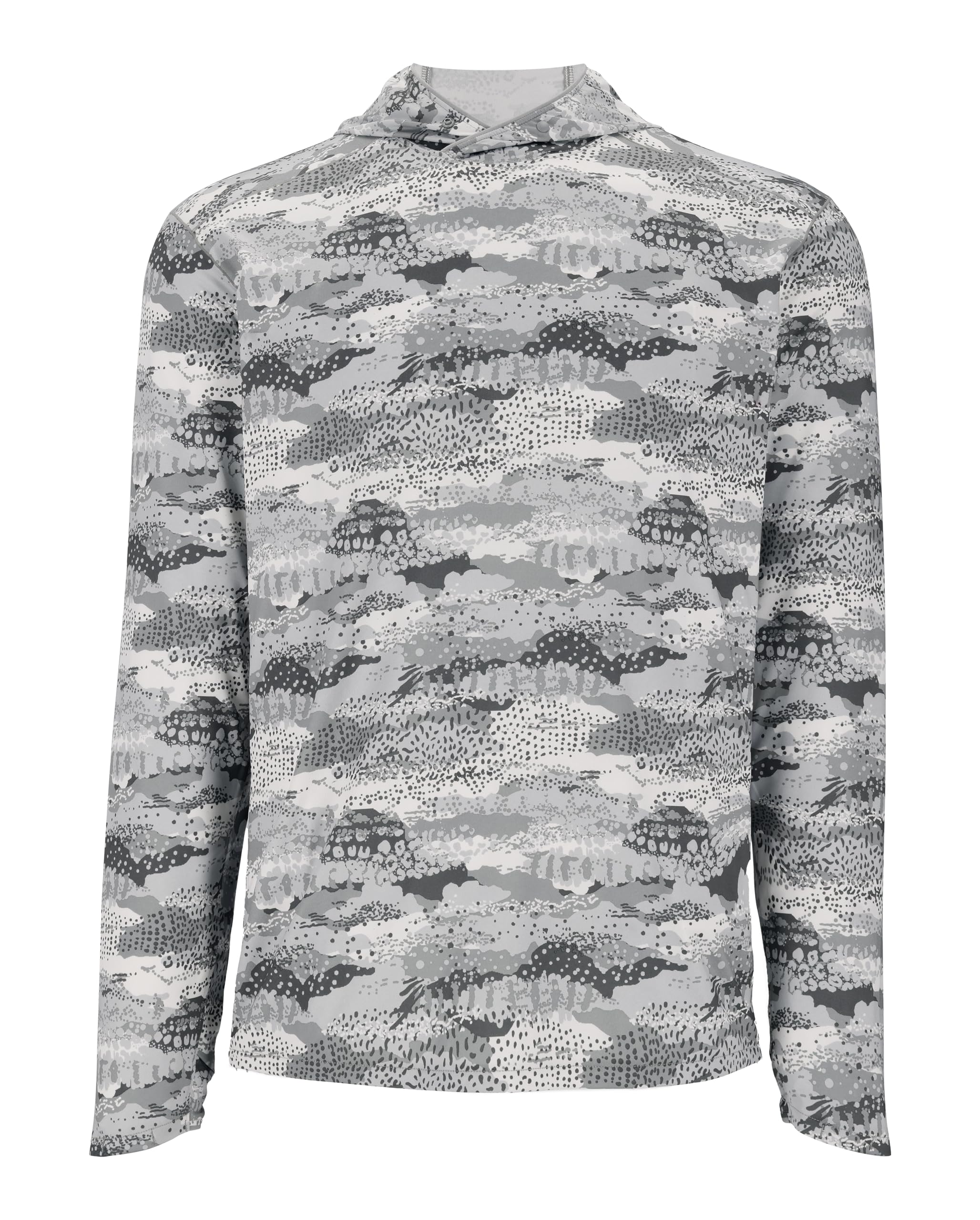 Chemise De Pêche Simms Solarflex Performance – Homme XL, Grise, UPF 50