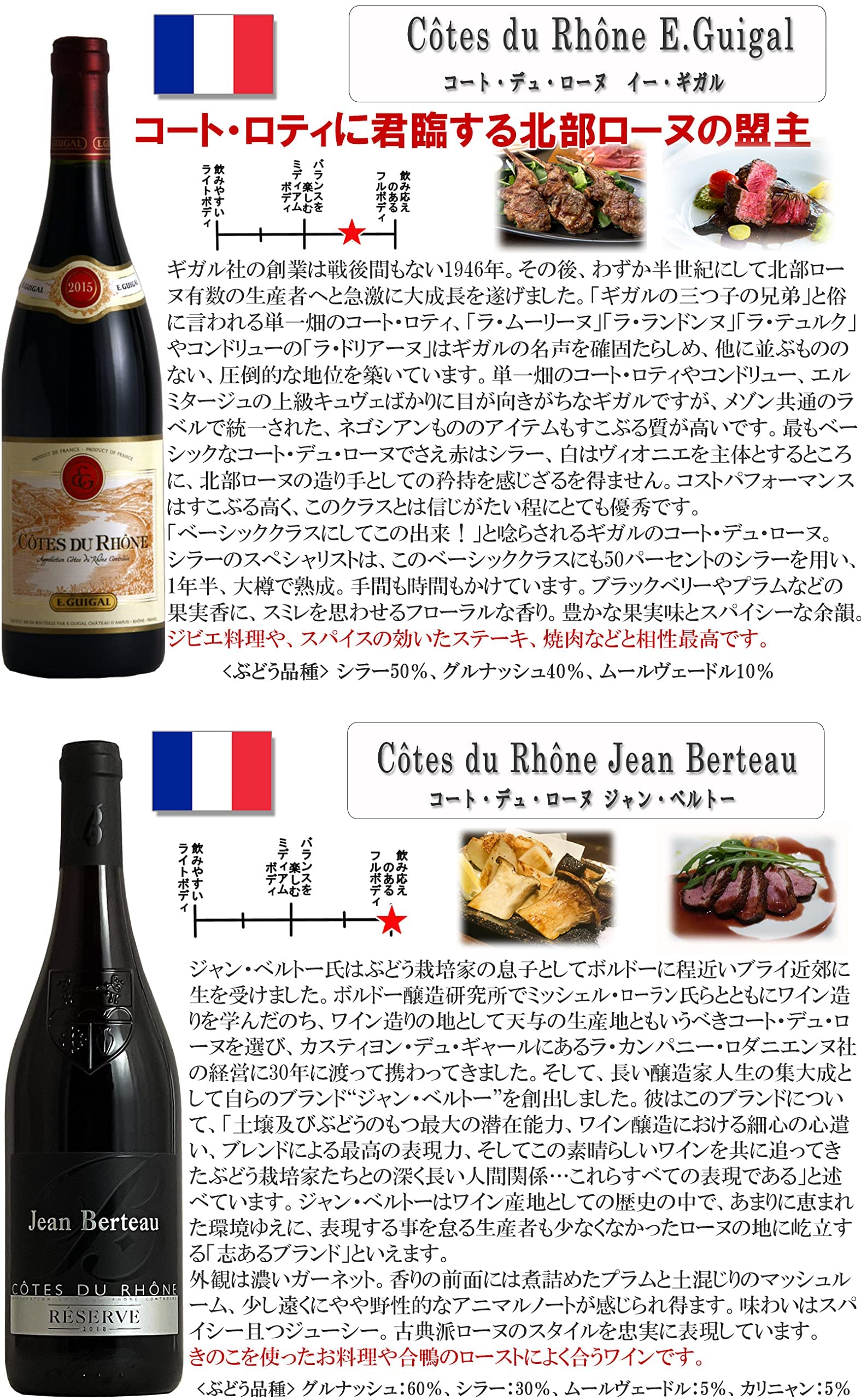 Amazon.co.jp: ヴィネクシオ 個性堪能 コート・デュ・ローヌ 4本 飲み