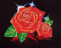 Algopix Similar Product 8 - DIAMOND DOTZ   Red Rose Sparkle