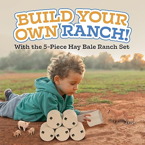 Miniatura 7 de Big Country Toys Juego de paneles de valla de corral de 7 piezas - escala 120 - Juguetes de granja - Paneles de valla de juguete