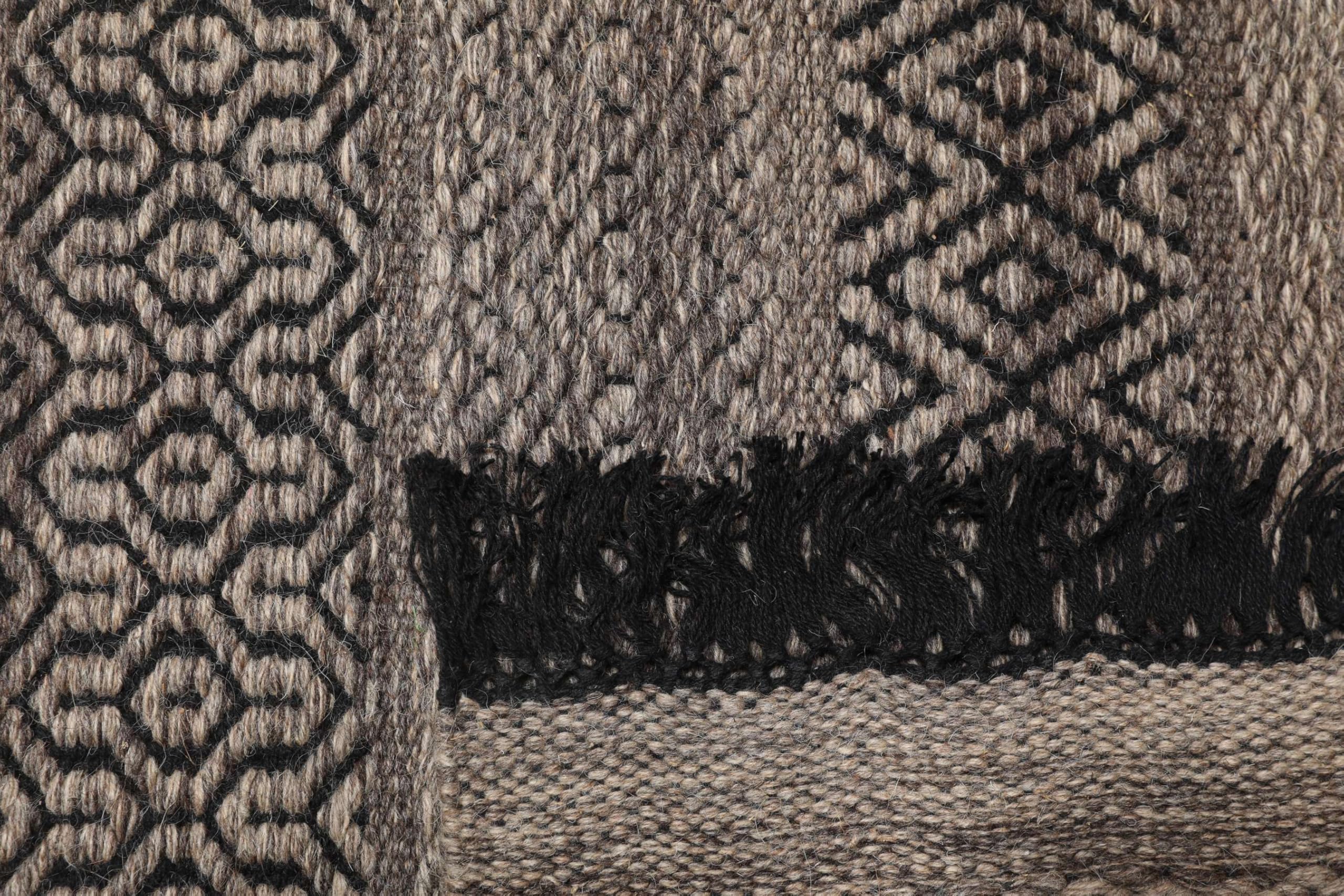 RugVista Kelim Malatya, Tappeto Kilim Moderno, Pelo Corto, 80 x 300 cm, Runner/Passatoia, Qualità cert. CARE & FAIR, Lana, Corridoio, Camera da Letto, Cucina, Salotto, Ufficio, Marrone